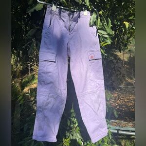 Dickies women’s purple cotton cargo pants / jeans, size 25R